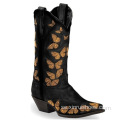 Retro Western Cowboy Boots High Rider Boots